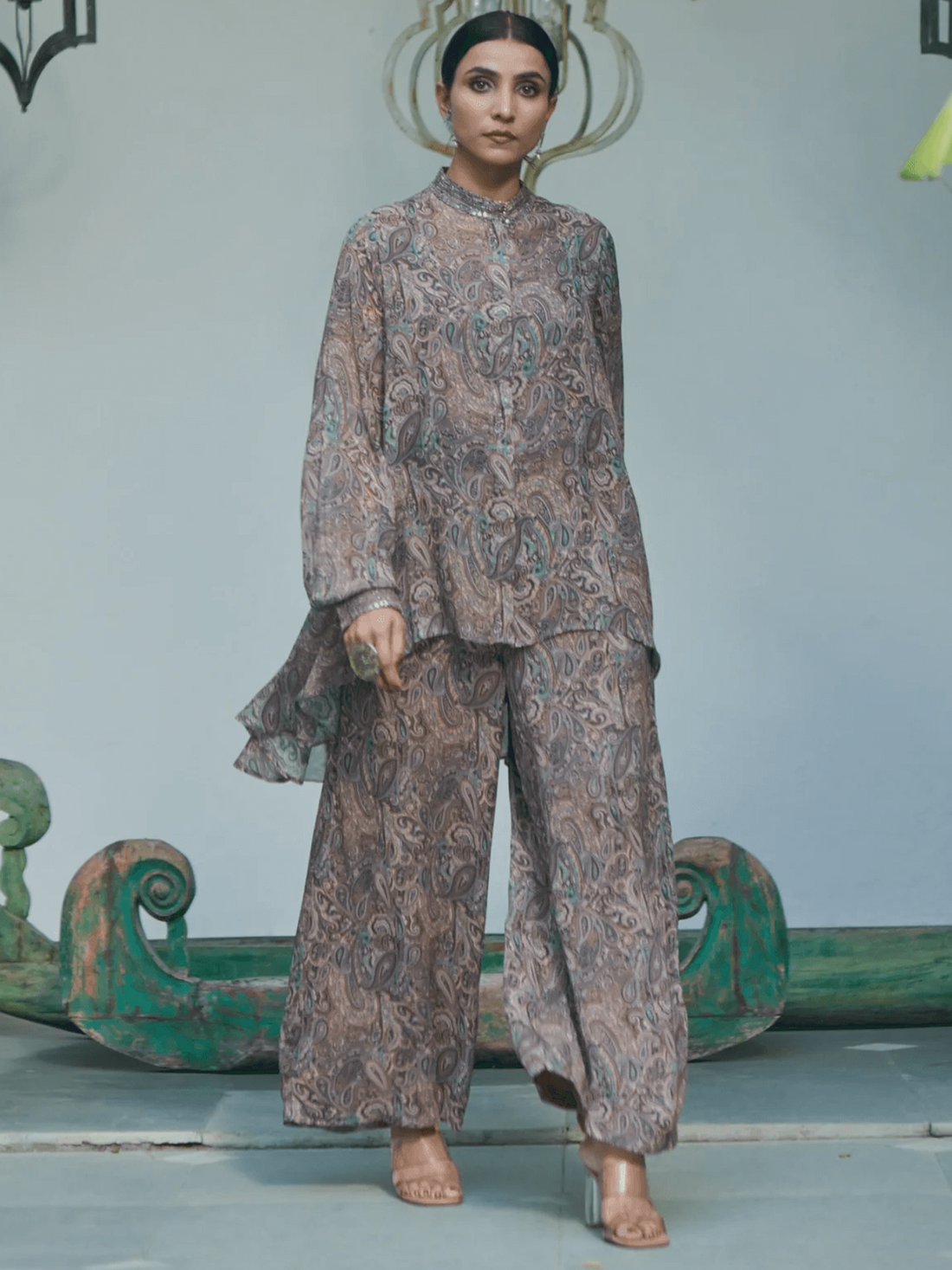 Ethnic Co-ord Set with Unique Prints