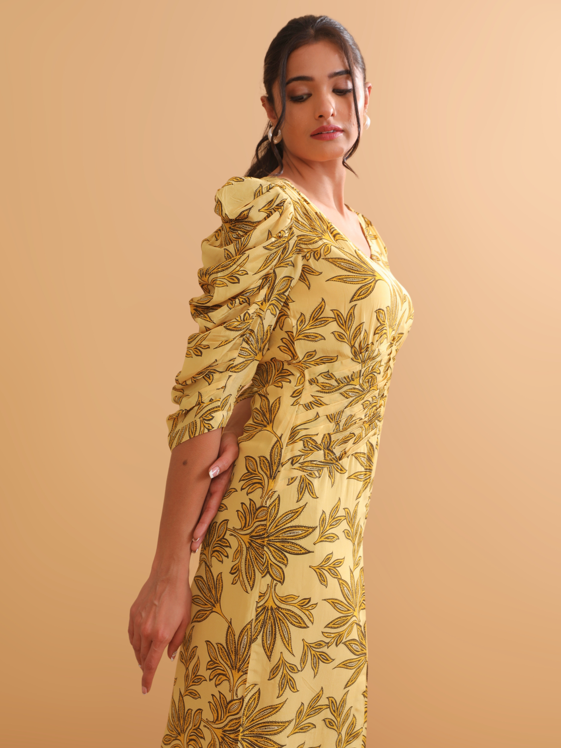 Reeva Viscose Crepe Dress