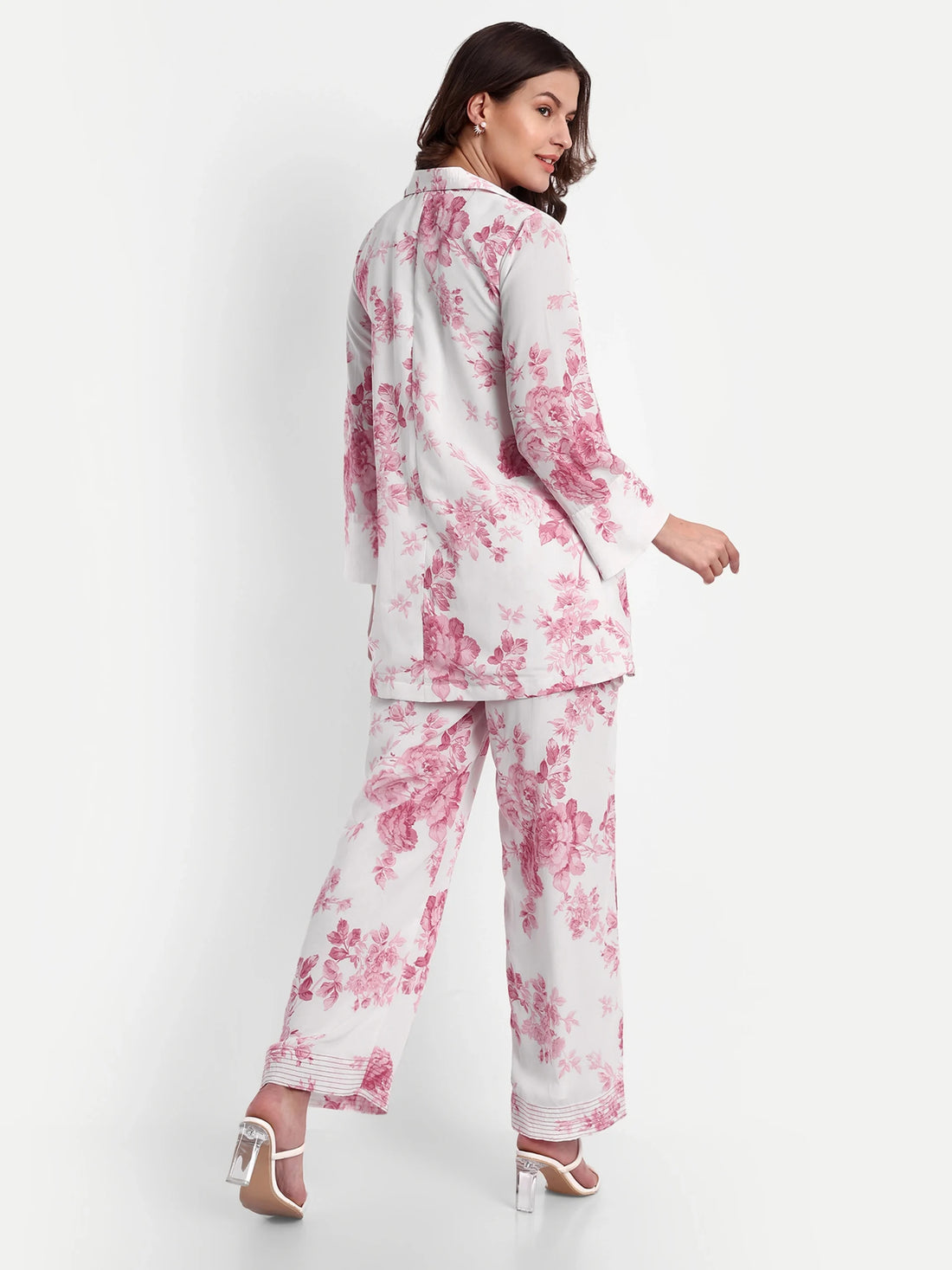 Floral Georgette Printed Pant Set