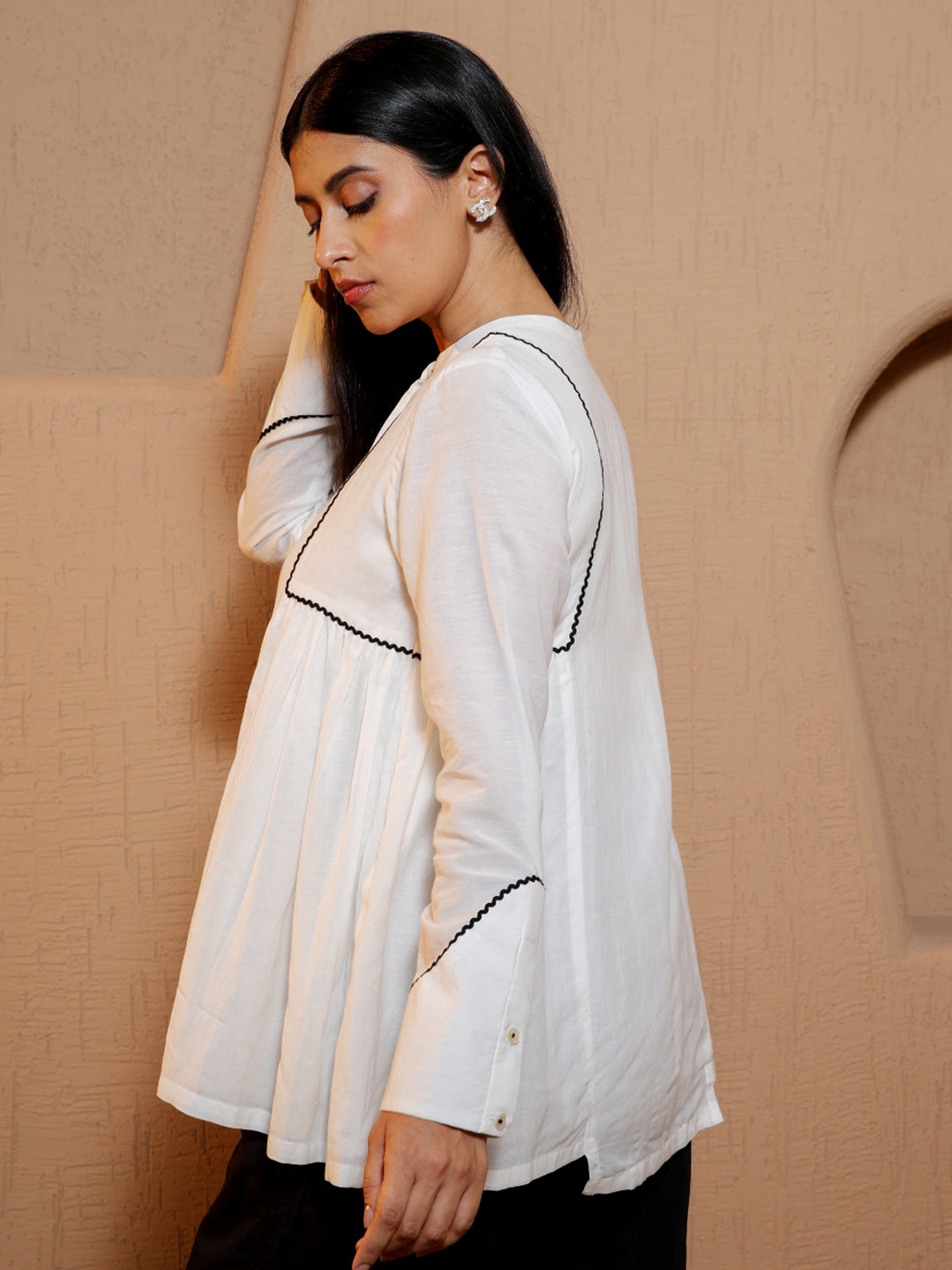 Combo -  Cotton Viscose Top + Muslin Co-Ord Set