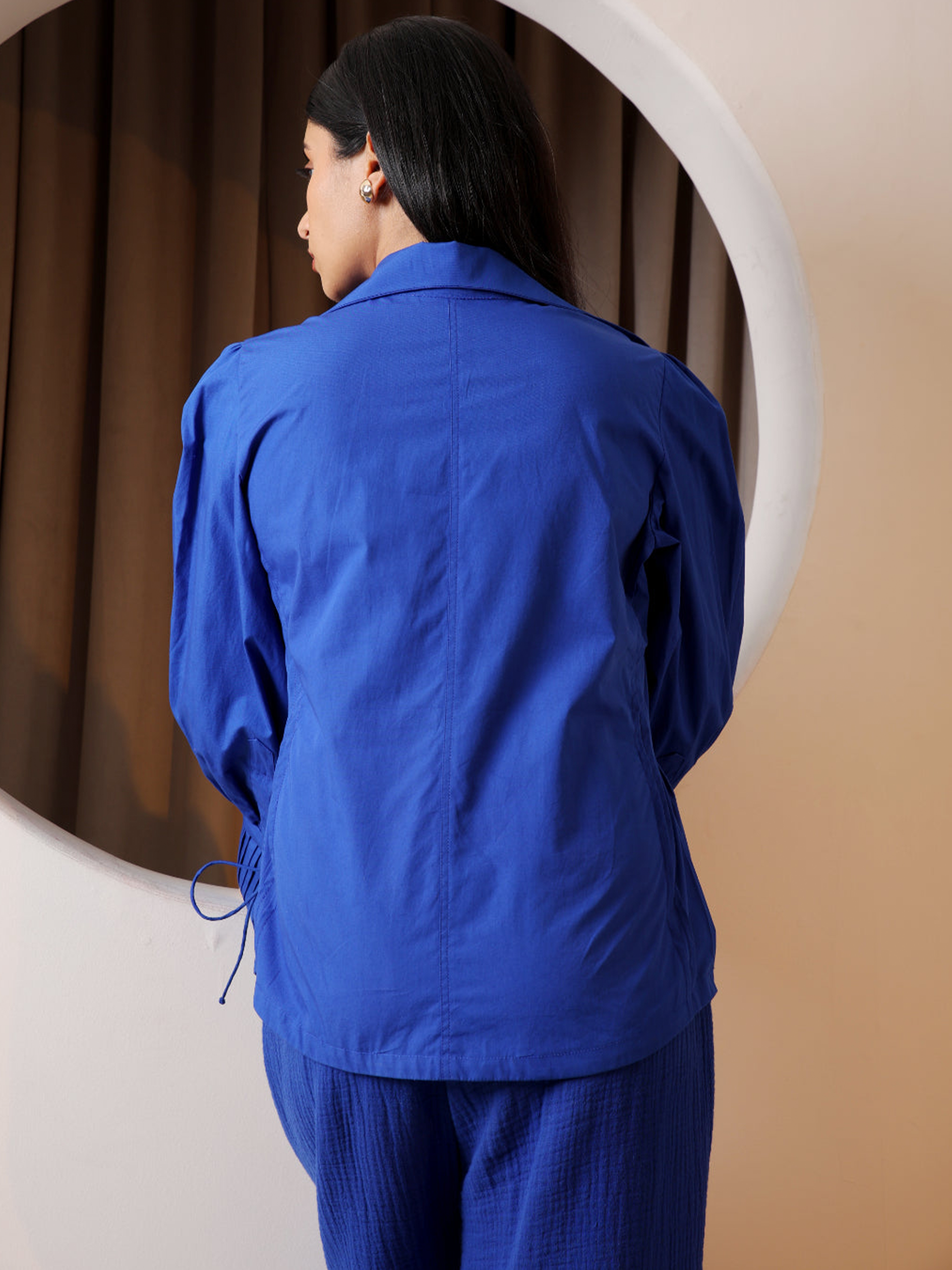 Azure Shirt with Fusion Pant Co ord Set