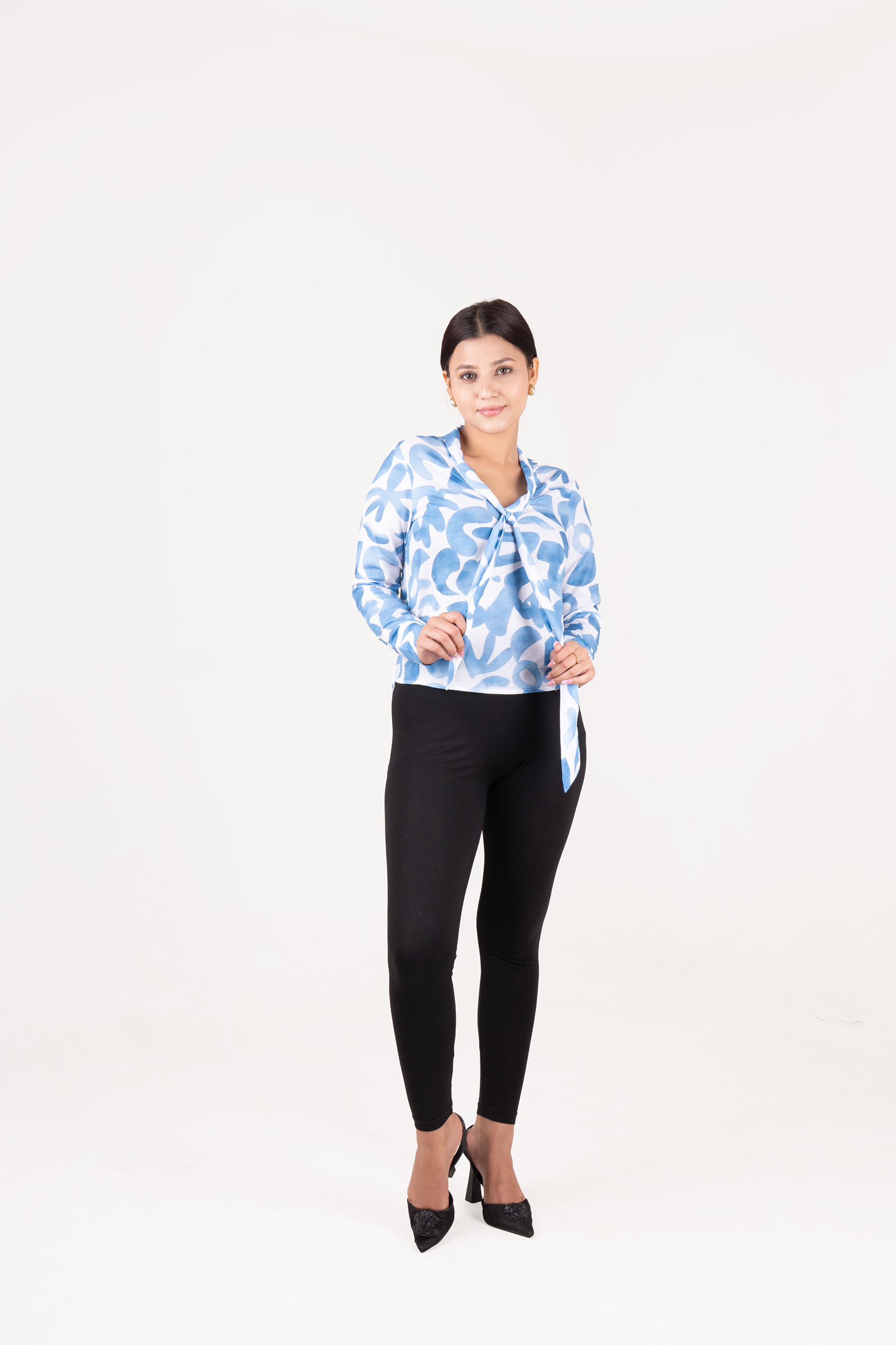 Cotton Printed Sleeveless Top