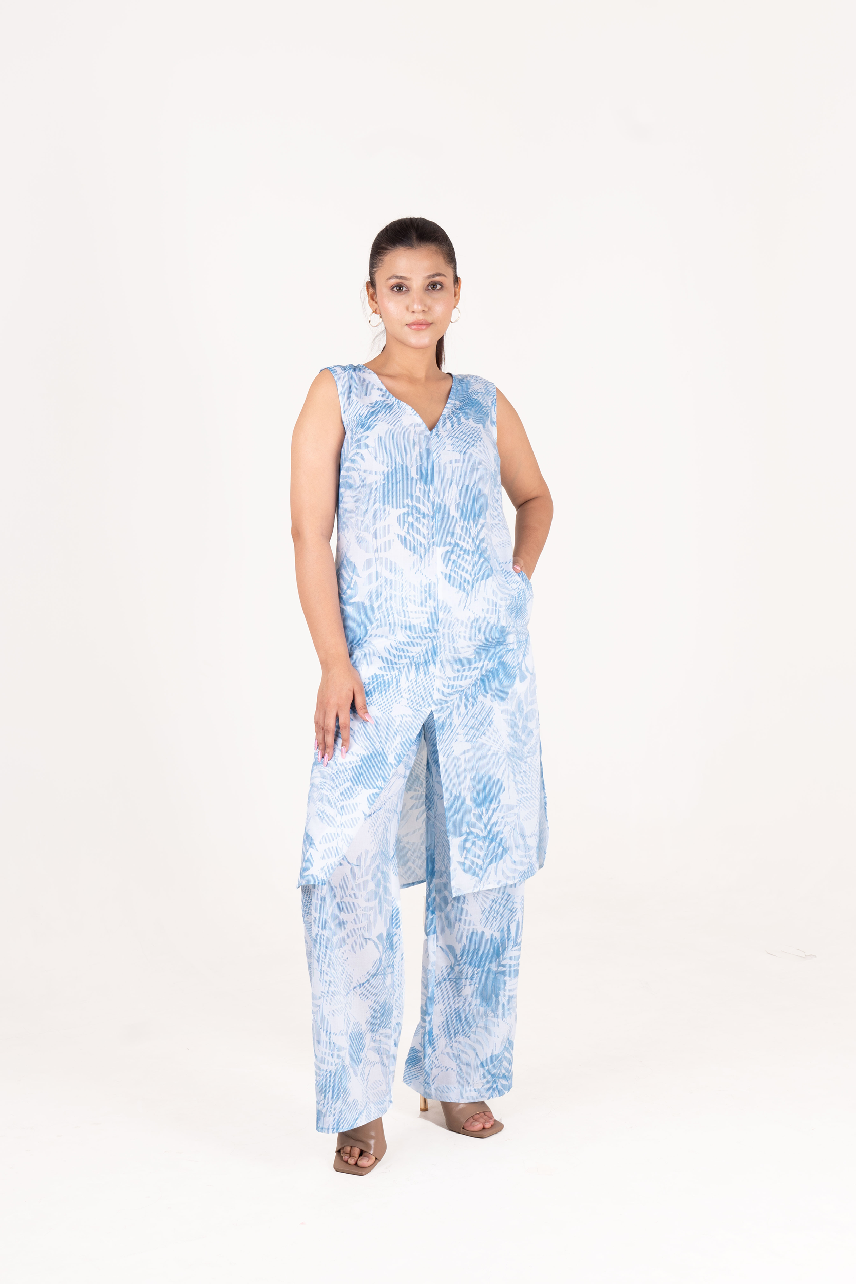 Printed Kurta & Bottom Dress