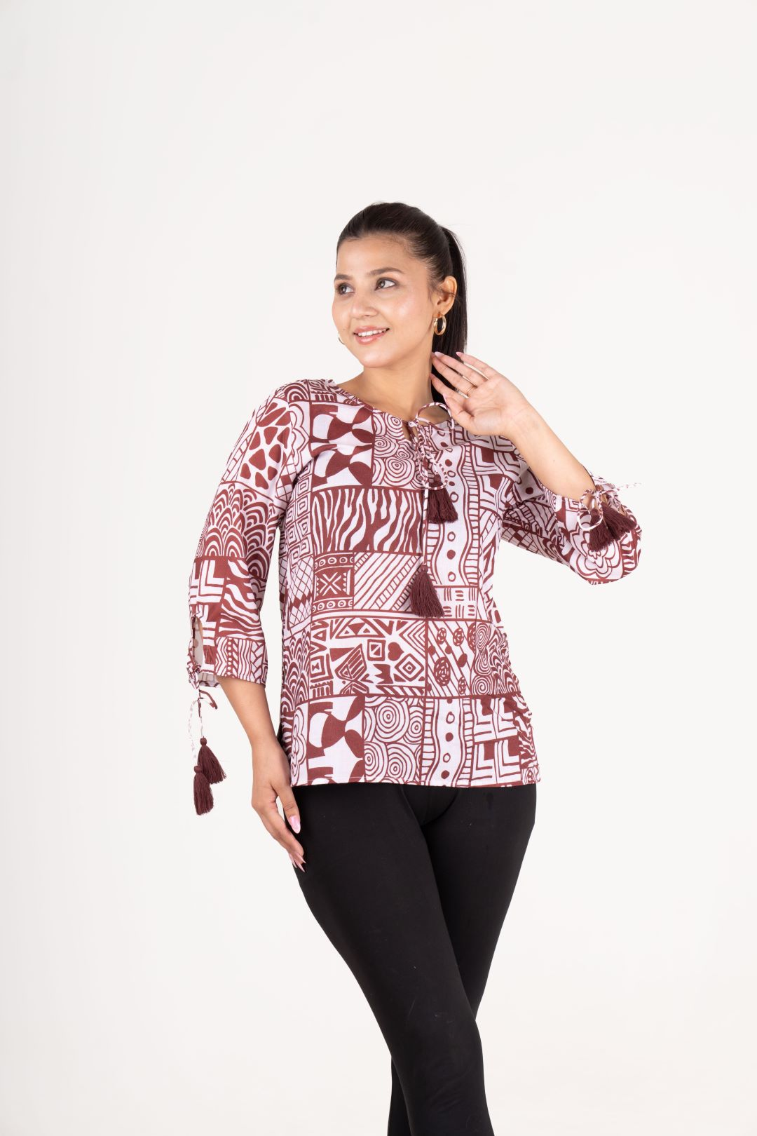 Printed Short Kurti
