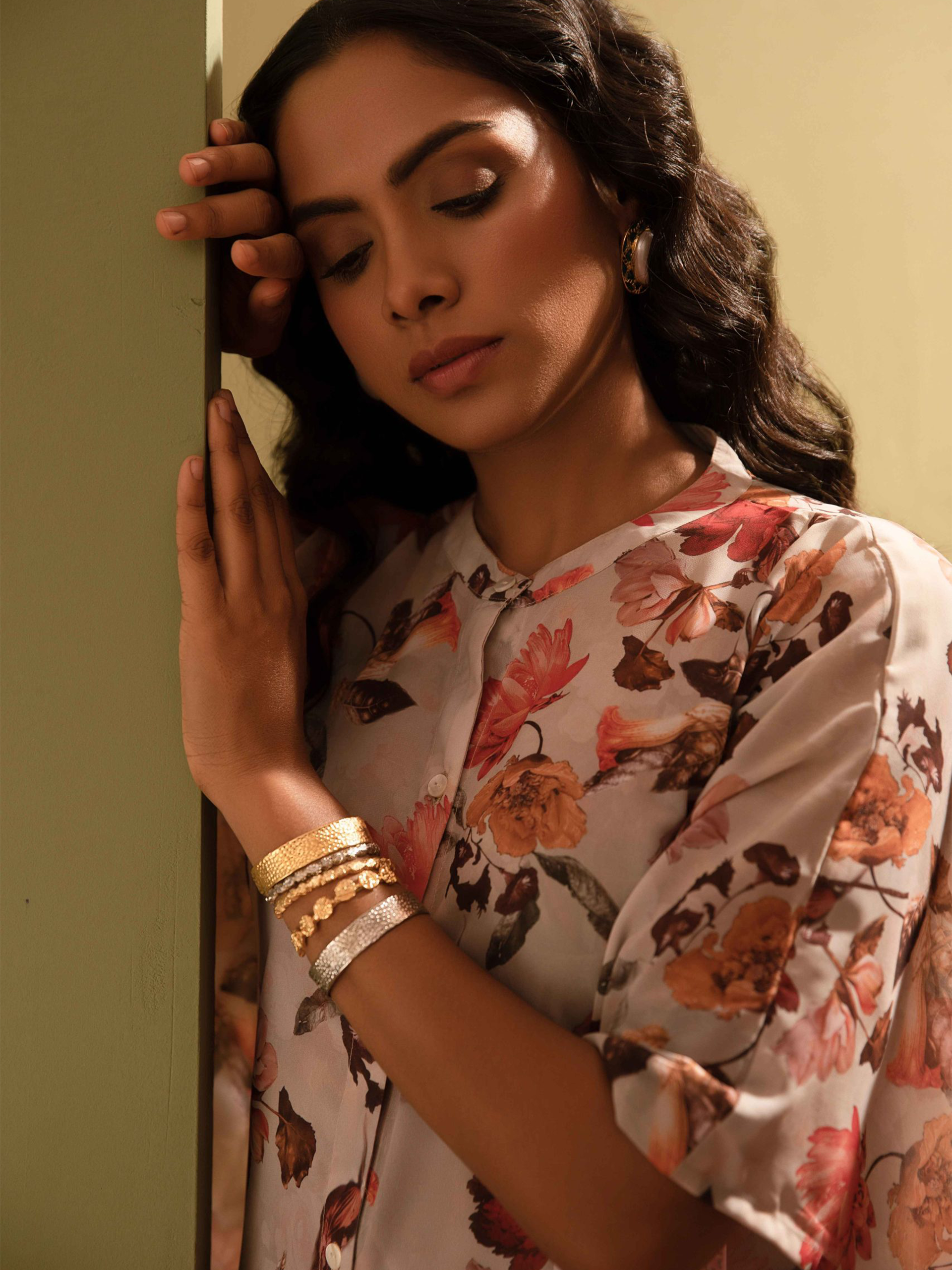 Gorgette Printed Kaftan With Pant