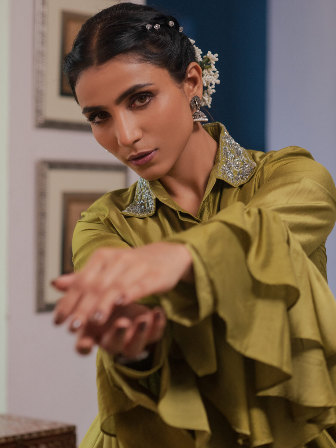 Mehendi Green Co-ord Set