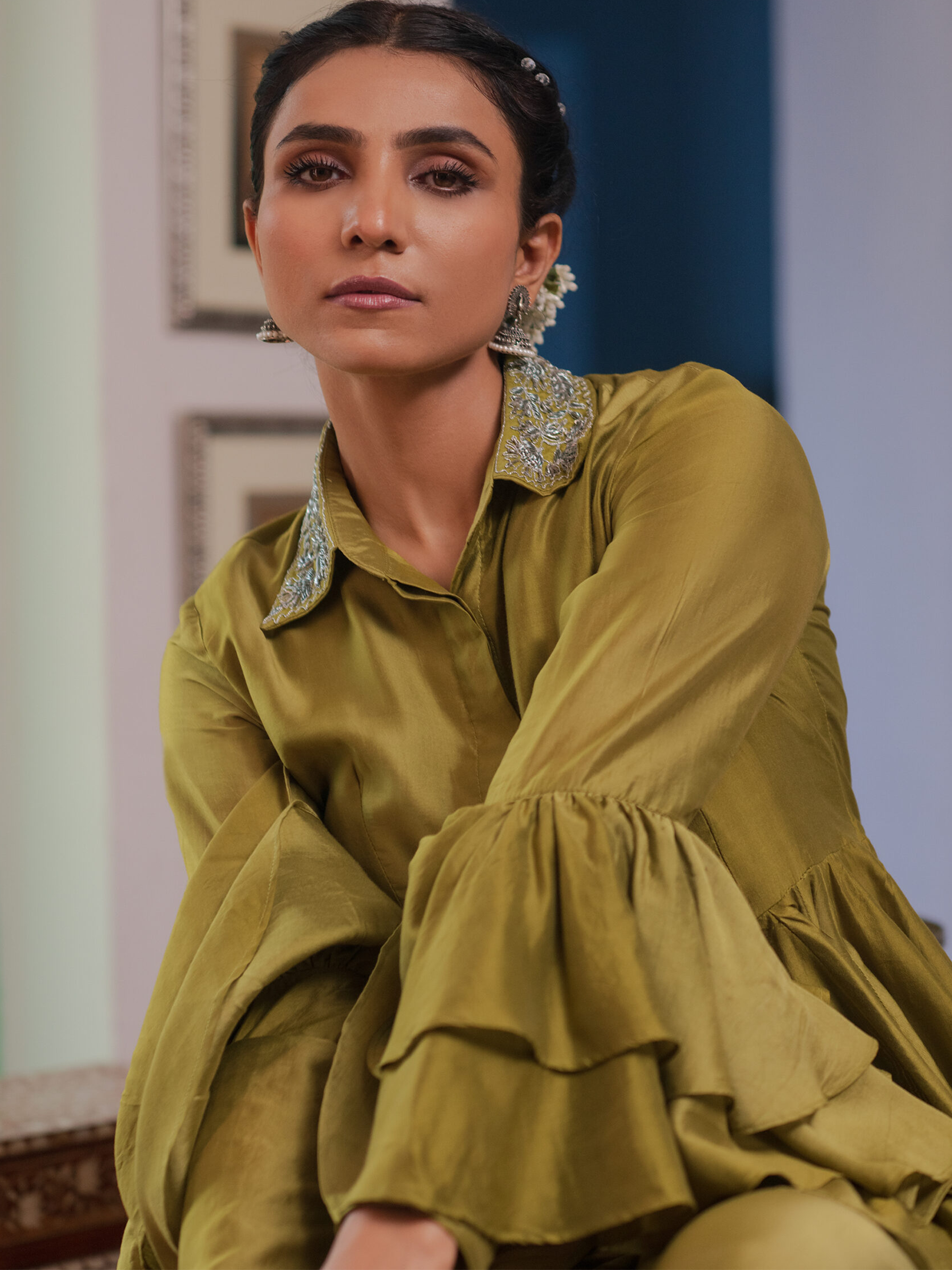 Mehendi Green Co-ord Set