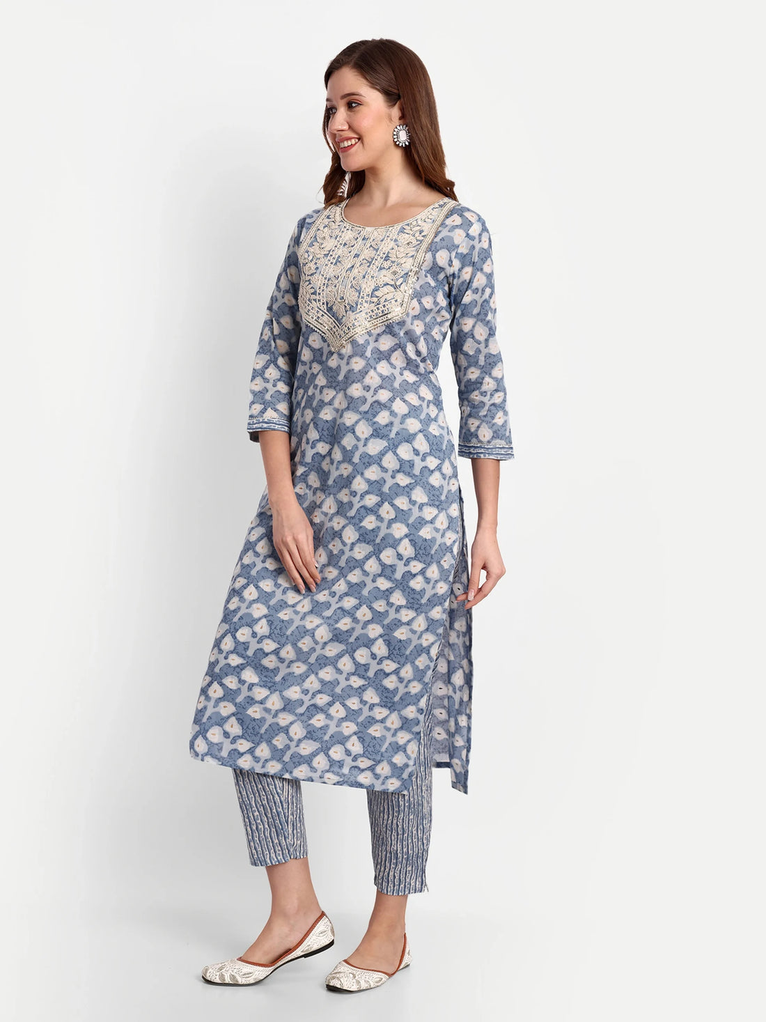 Pure Cotton Printed Kurta Set