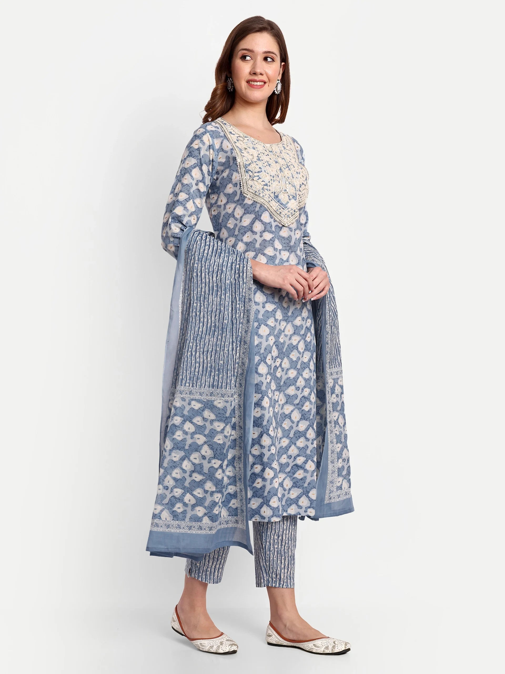 Pure Cotton Printed Kurta Set