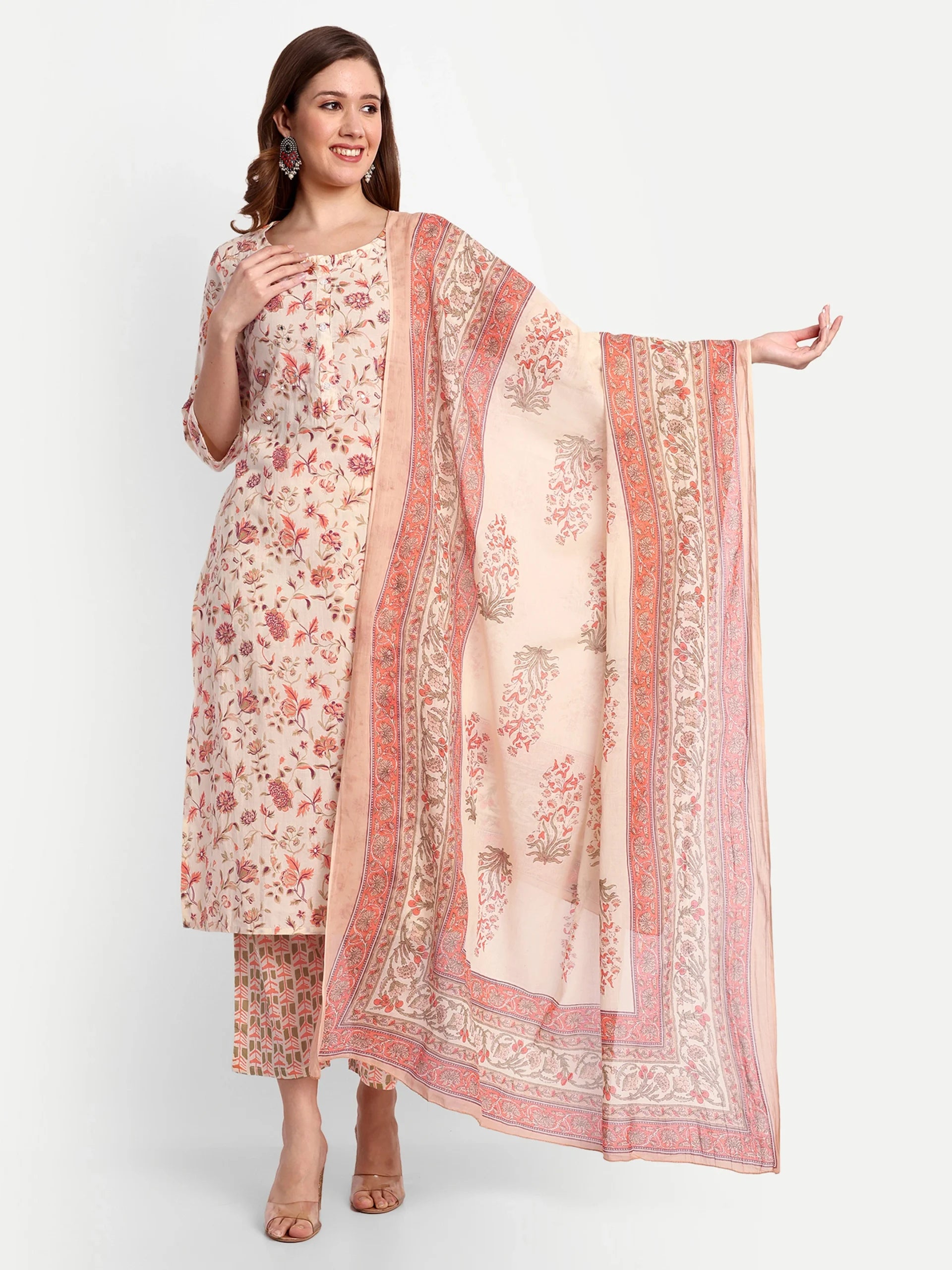 Pure Cotton Printed Kurta Set