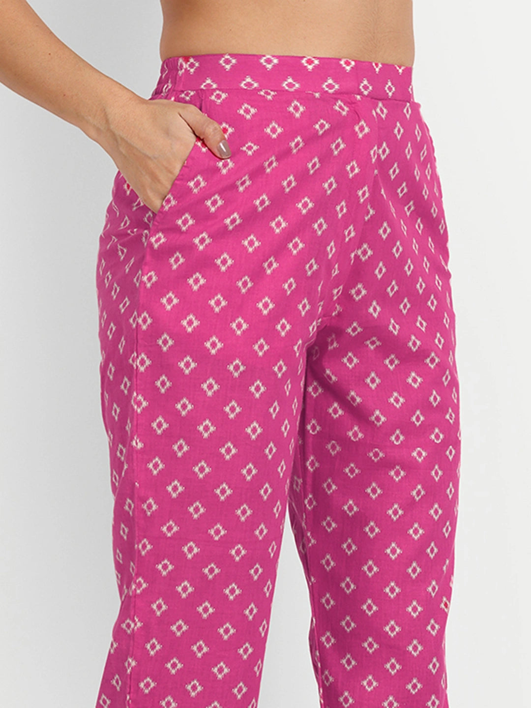 Printed Blazer Co-Ord Sets in Pure Cotton Coat Paint