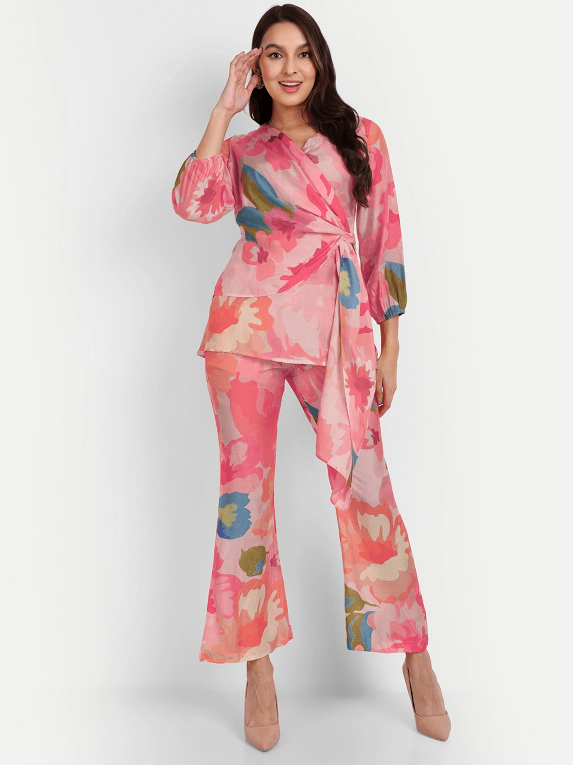Pure Muslin Co-Ord Sets with Digital Print