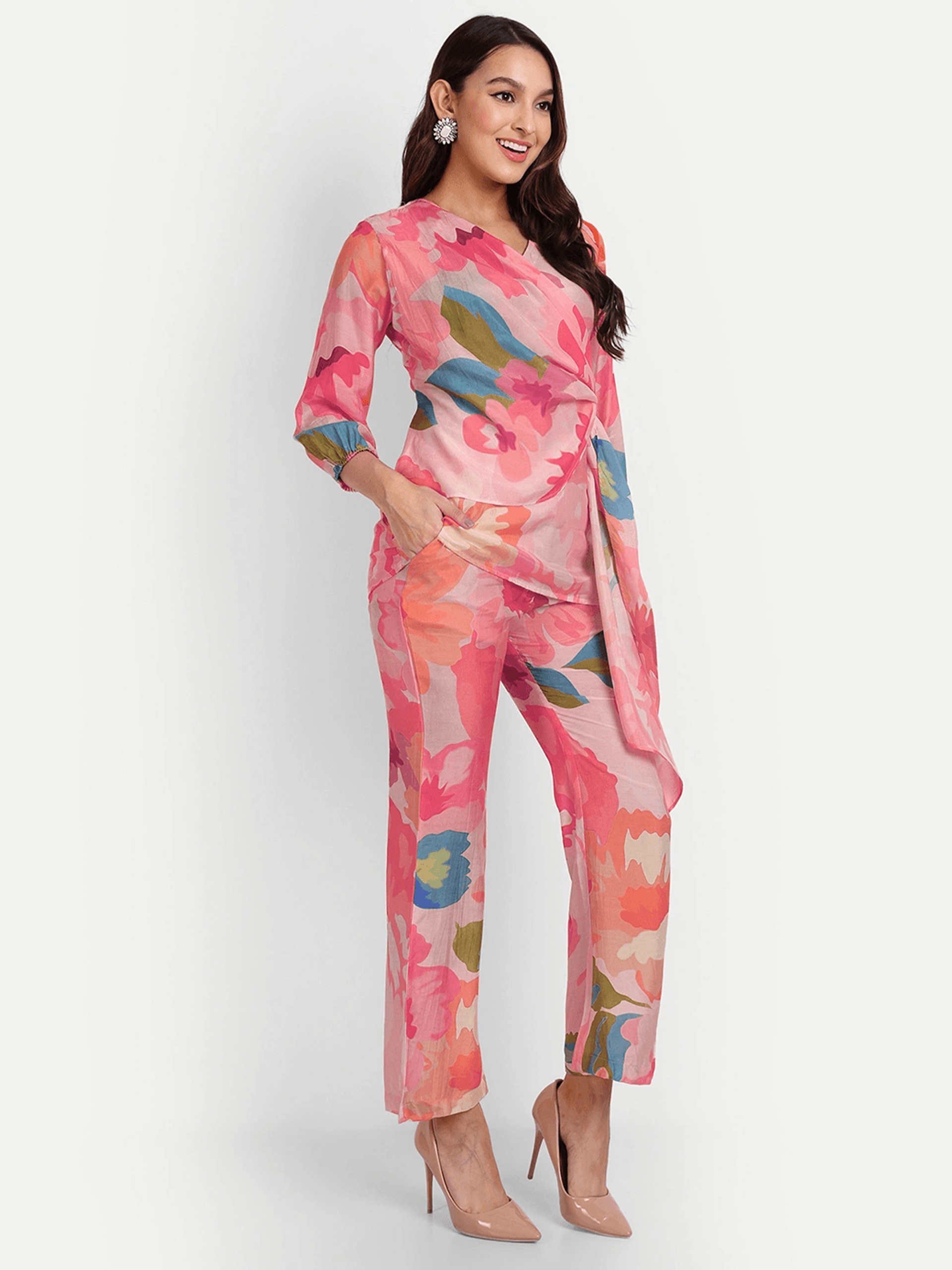 Pure Muslin Co-Ord Sets with Digital Print