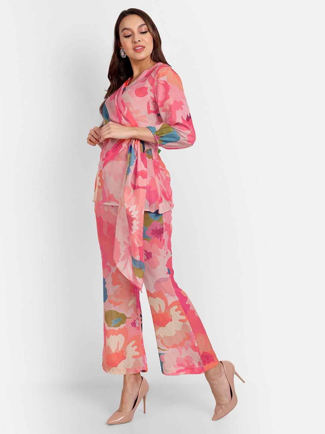 Combo -  Cotton Viscose Top + Muslin Co-Ord Set