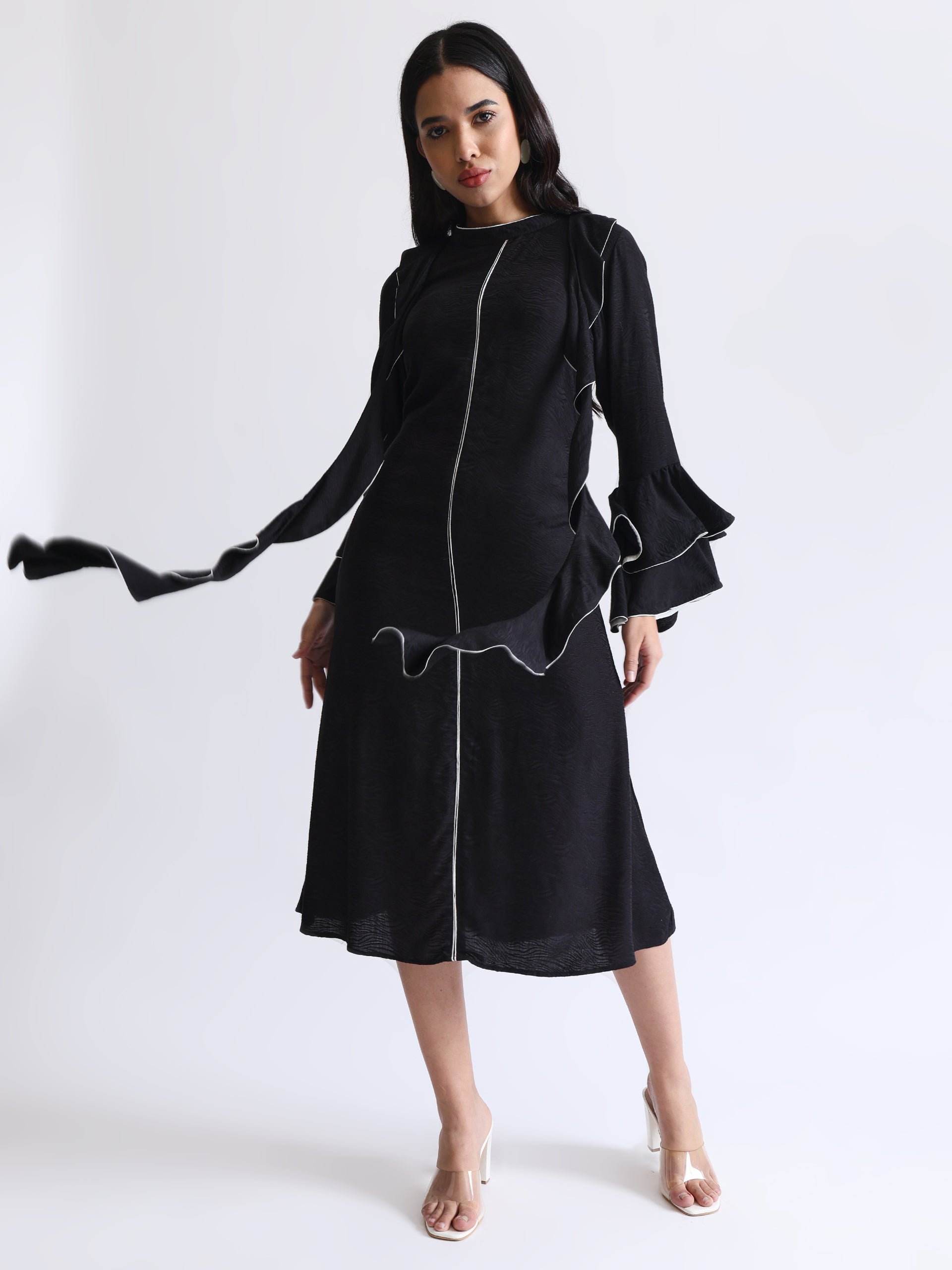 Cotton Ruffled Dress