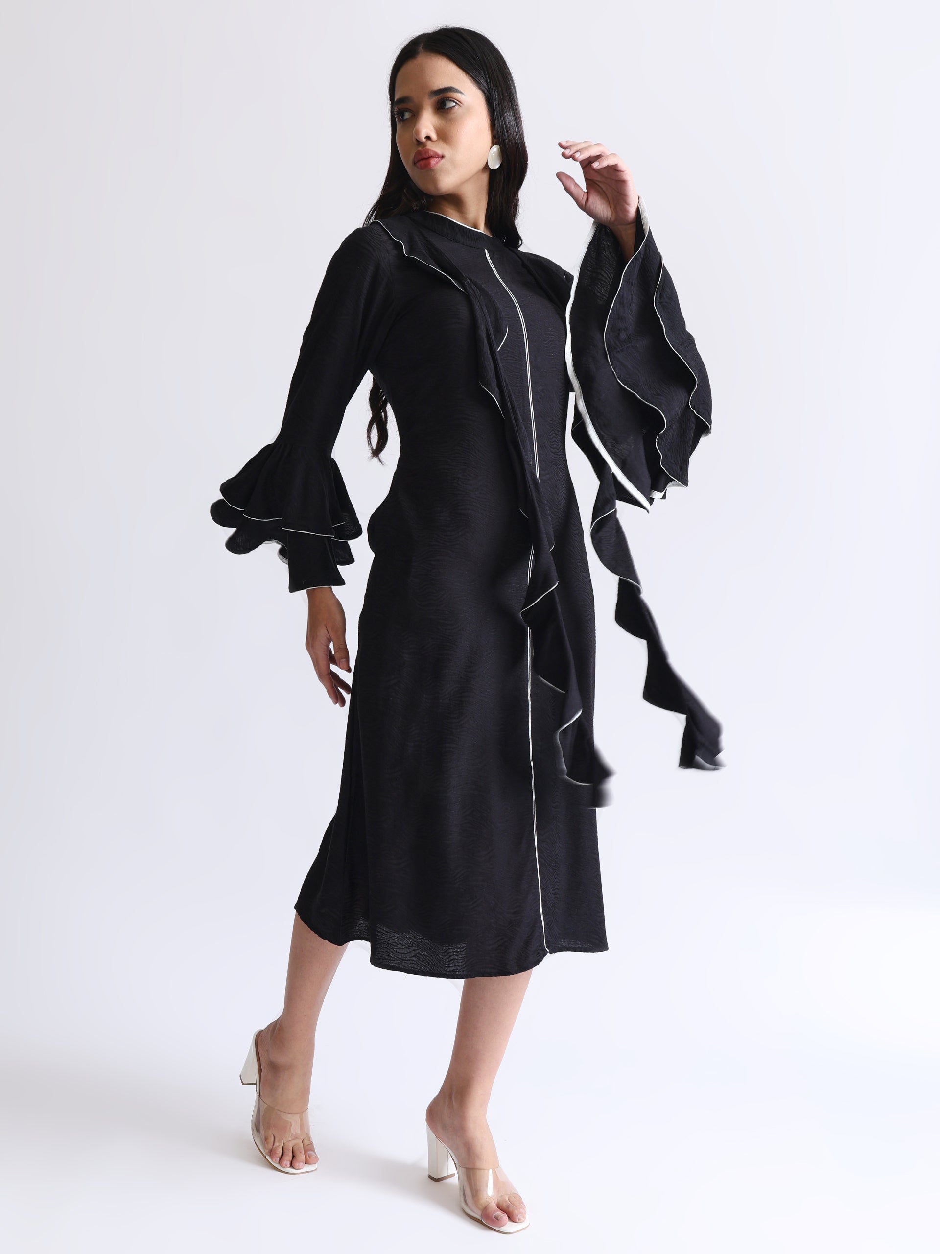 Cotton Ruffled Dress