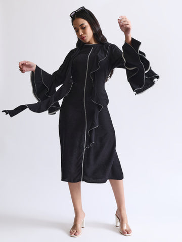 Cotton Ruffled Dress