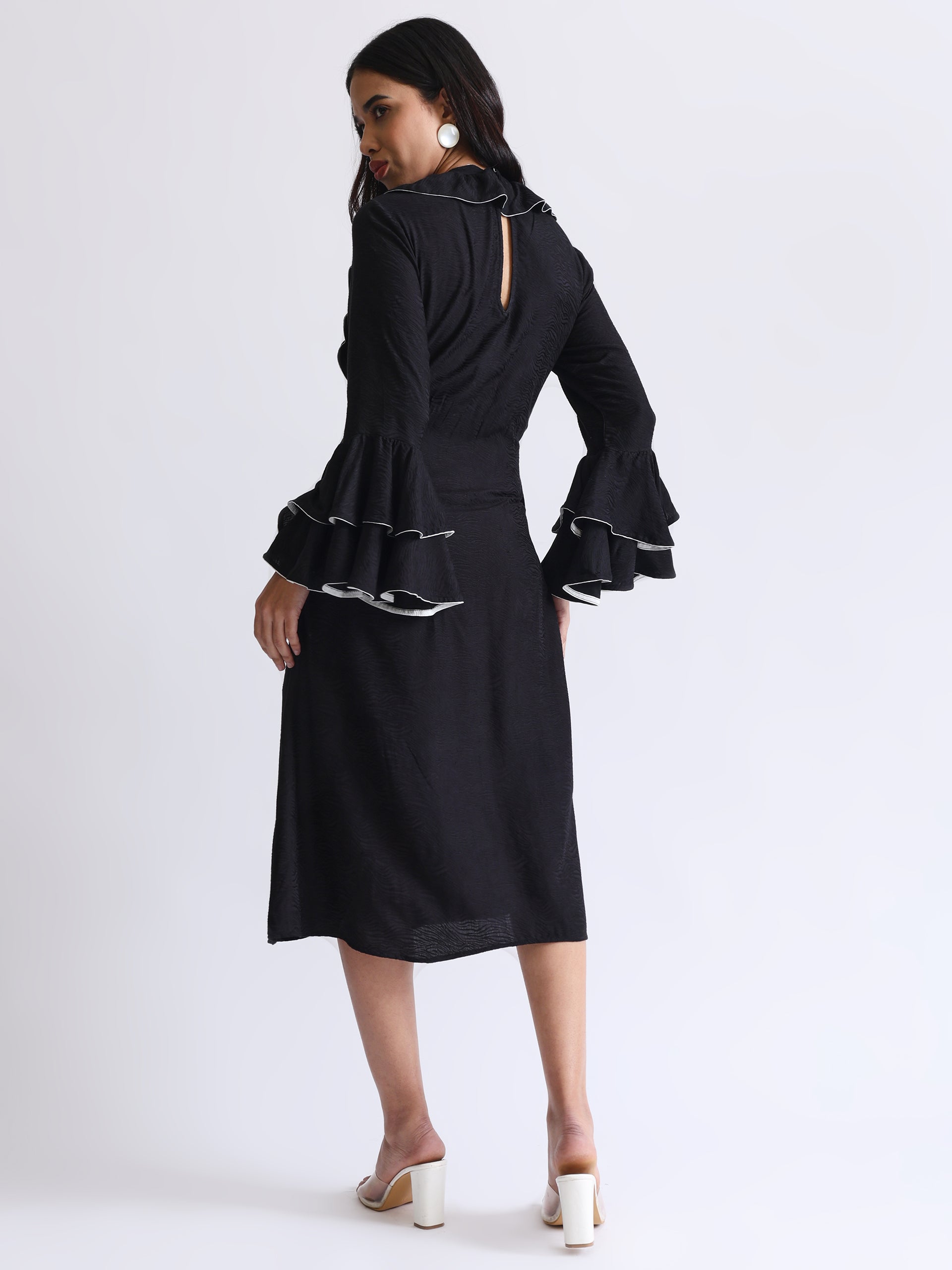 Cotton Ruffled Dress